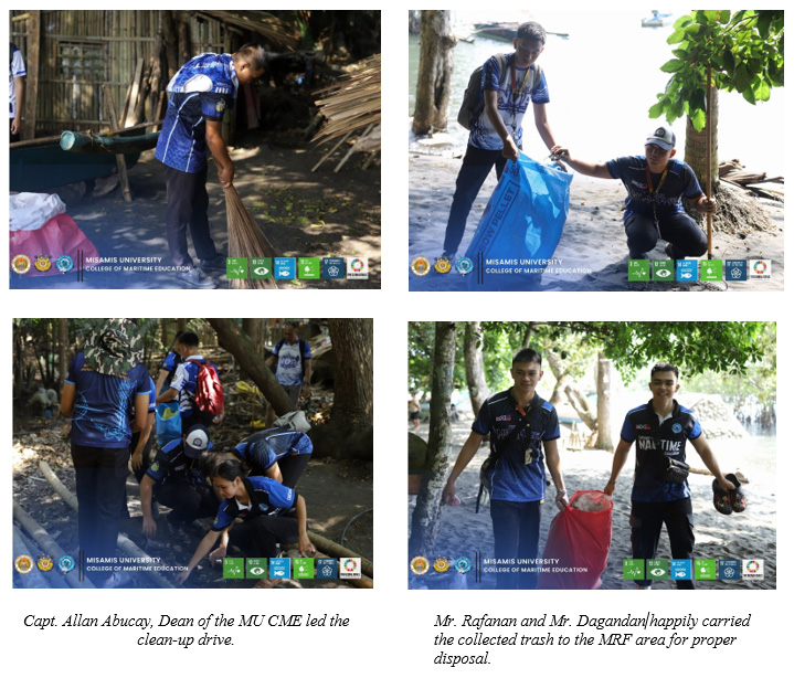 Misamis University Maritime Education CORRAL Program activities: Advancing the UN Sustainable Development Goals